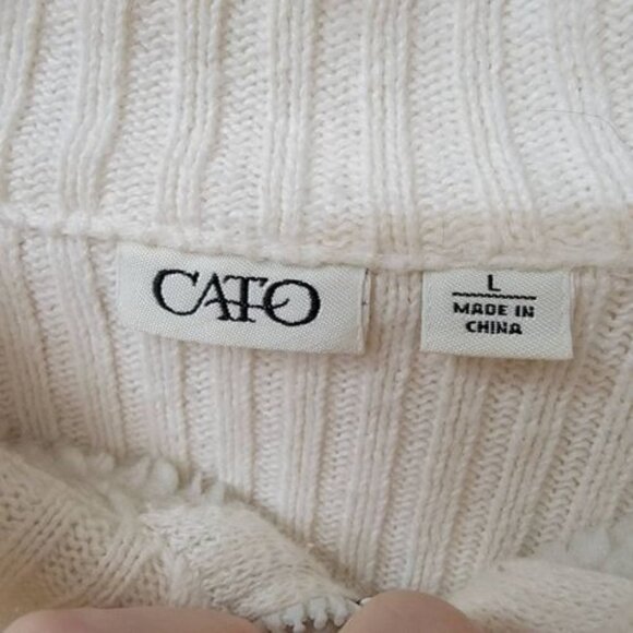 Cato Womens Jacket Large Full Zip Long Sleeve Polyester with stretch sleeves - Picture 4 of 8